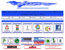 Tablet Screenshot of albatroscomunicazione.it